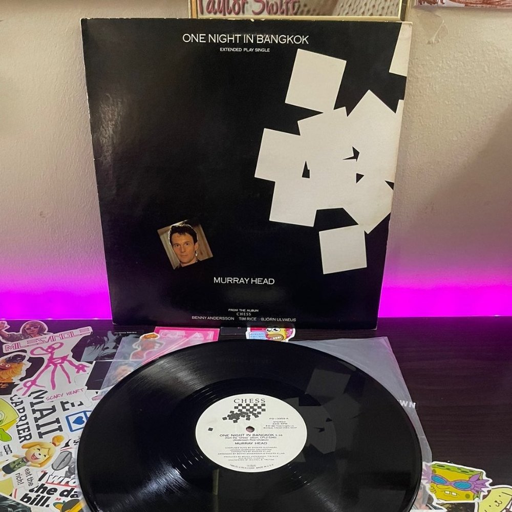 Murray Head, "One Night In Bangkok" Vinyl 12" Single